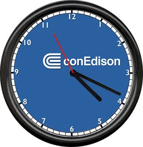 Con Edison Electric Company New York Consolidated Co Electrician Sign Wall Clock - Picture 1 of 1