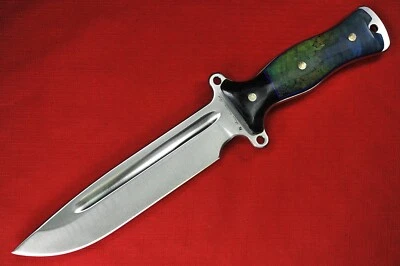 Busse Custom TGULB .215" acabado satinado INFI con mango de arce dividido G-rexed completo Foto 1 de 4