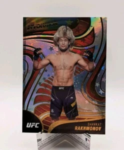 Shavkat Rakhmonov 2023 Panini Chronicles UFC Revolution Astro Stars Prizm SP #13 - Photo 1/2