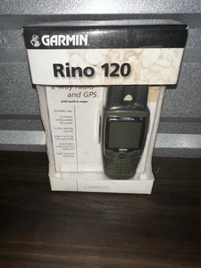 Garmin Rino 120 Handheld Hiking GPS Navigator & 2-Way Radio Working READ - Picture 1 of 6