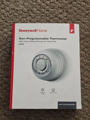 NUEVO TERMOSTATO CASA CALEFACCIÓN PRECISA REDONDO SOLO CALOR HONEYWELL CT87K NUEVO Foto 1 de 2