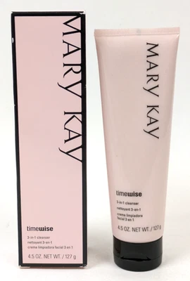 Limpiador Mary Kay 026940 Timewise 3 en 1 - 4,5 oz piel normal a seca ~ NUEVO con caja Foto 1 de 3