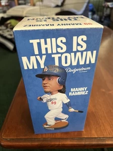 MANNY RAMIREZ #99 Los Angeles Dodgers 2009 SGA Bobblehead “This Is My Town” NIB - Picture 1 of 4