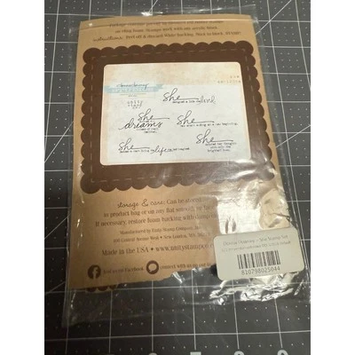 Unity She Stamp Set by Donna Downey HTF - Image 1 of 4