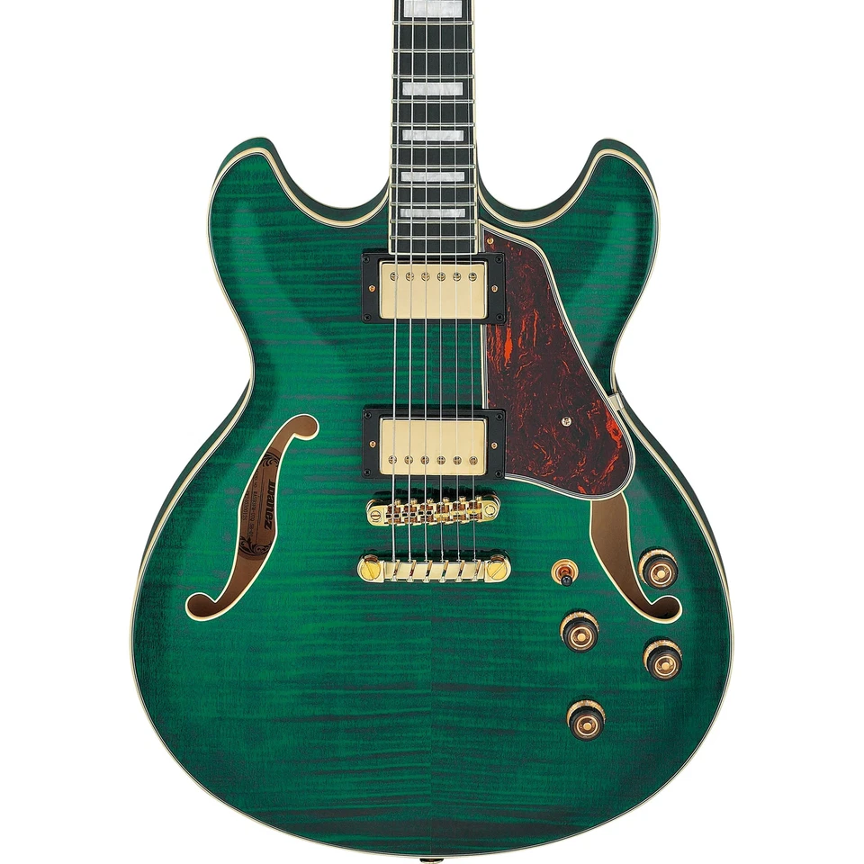 Ibanez AS93FMTMG Artcore Expressionist Electric Guitar - Transparent Moss Green