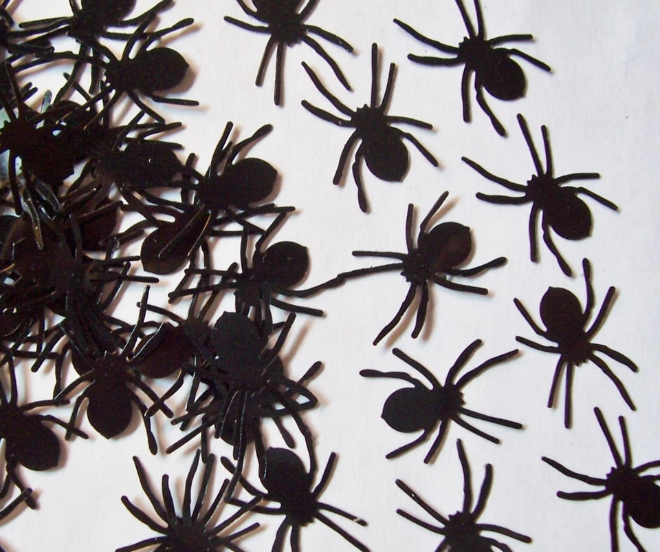 Confeti araña negra # 2- 100 piezas + ENVÍO GRATUITO Foto 1 de 1