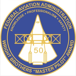 Calcomanía adhesiva para parachoques premio maestro piloto faa wright brothers 4" hecha en Estados Unidos - Imagen 1 de 1