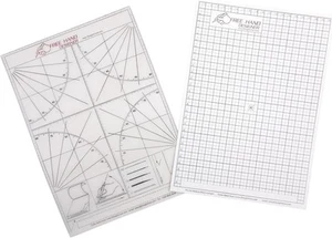 2 feuilles A4 "Freehand Designer". 1 feuille de grille et 1 feuille de rapporteur... - Photo 1/5