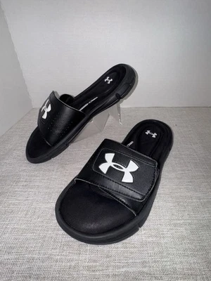 Youth Under Armour Ignite VI slides Size 5Y Item# 40 - Image 1 of 4