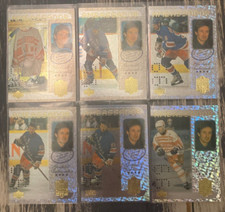 Lot of 6 1999 Upper Deck Gretzky Living Legend Goodwill Embassador Wayne Gretzky