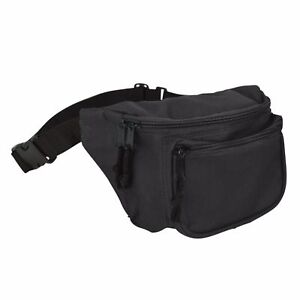 DALIX Fanny Pack with 3 Pockets Travel Waist Pouch Adjustable (6 Pack) 