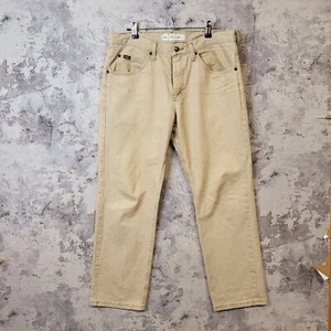 Lee Beige Straight Fit Jeans Herren Medium 34S Regular Fit W34 x L29 Hose C - Bild 1 von 16