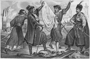 POLOGNE - MILITAIRES POLONAIS au 16e siècle - Gravure du 19eme siècle - Picture 1 of 2