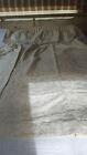 Pair Of Cotton Mix Curtains 51 Drop X 104 W Cream White Colour And Valance 287
