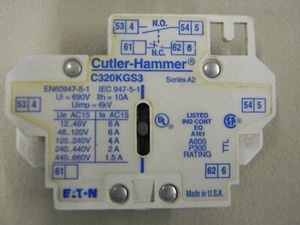 Neu Schneidhammer C320KGS3 Eaton Hilfskontakt K4 - Bild 1 von 3