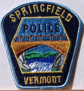 SPRINGFIELD   POLICE DEPT DEPT VERMONT  FABRIC   PATCH - Picture 1 of 1