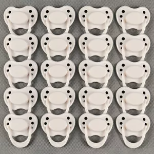 Kit de 50 piezas chupete magnético blanco chupete para muñecas renacidas accesorios hágalo usted mismo - Imagen 1 de 7