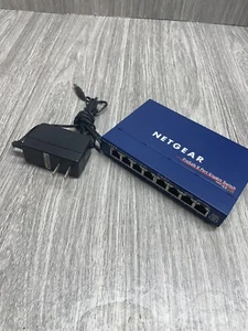 NETGEAR ProSAFE GS108 (40907) - Reliable 8-Port Gigabit Ethernet Switch - Picture 1 of 7