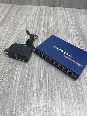 NETGEAR ProSAFE GS108 (40907) - Reliable 8-Port Gigabit Ethernet Switch - Image 1 of 4