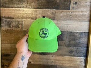 Suquamish Clearwater Casino Resort Hat Neon Green Navy Dad Cap Adult Mens Womens - Picture 1 of 5