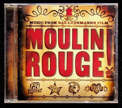 Moulin Rouge Music from Baz Luhrmann's Film Movie Soundtrack 2001 OST CD - Image 1 of 4