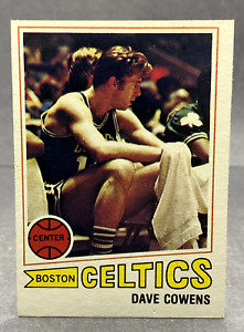 1977-78 Topps DAVE COWENS card No. 90 Crease-Free EX-MT Boston Celtics HOF