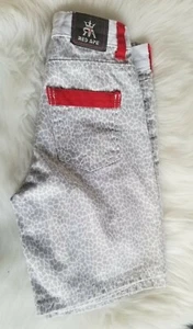 Red Ape Boy's  Animal Print 5 Pockets Shorts 100% Cotton Boys Size 7 - Picture 1 of 6