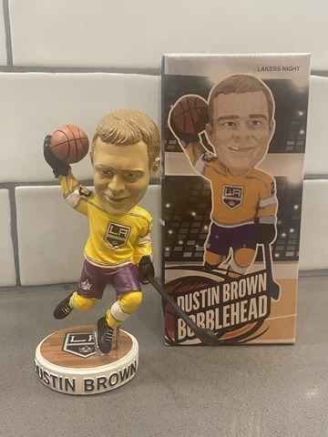 Dustin Brown Los Angeles Kings LA LAKERS Night Bobblehead SGA 2/23/20 Cover
