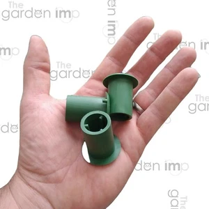 Cane Caps Rubber Large Eye Safety Bamboo Protectors Toppers Gardens Allotment 50 - Picture 1 of 5