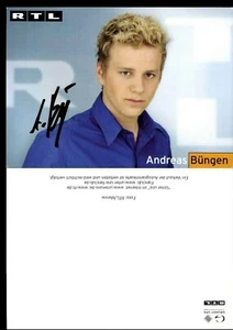 Andreas Büngen RTL Autogrammkarte Original Signiert +A 213891 - Bild 1 von 1