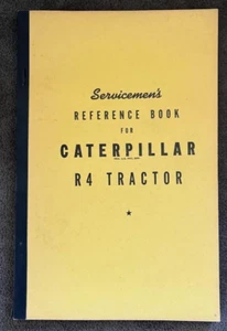 antique CATERPILLAR R4 TRACTOR SERVICEMENS REFERENCE BOOK 1940'S - Picture 1 of 6