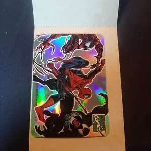 RARE Marvel 1995 SpiderMan CEL PRISM Vending Machine Sticker #2 - Picture 1 of 1
