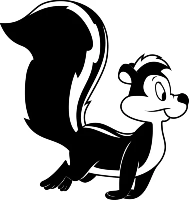 Pepe Le Pew sticker looney tunes weatherproof bumper vinyl decal