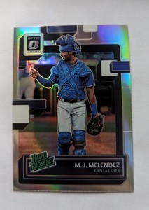 2022 Donruss Optic Rated Prospect Holo Silver Prizm M.J. Melendez #RP-25 Roylas