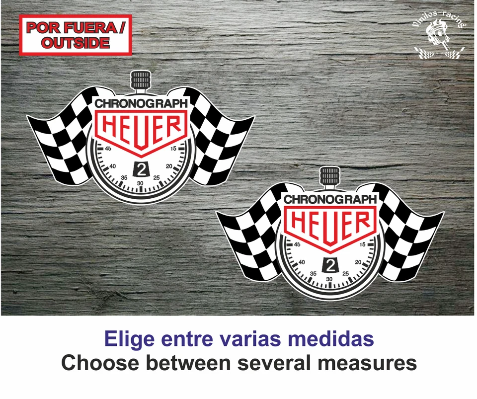 Sticker Vinilo Decal Vinyl Aufkleber Adesivi Autocollant Chronograph Tag Heuer b