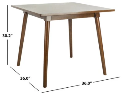 Safavieh SIMONE SQUARE DINING TABLE, Reduced Price 2172737501 DTB9200A - Image 1 of 4