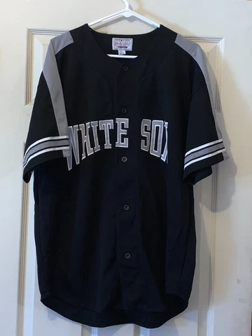 CHICAGO WHITE SOX VINTAGE STARTER JERSEY MEN SIZE L CHEST 25" LENGTH 32" Cover