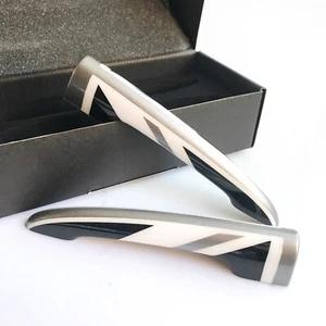 Rear Barn Door Handle Covers for Mini Cooper R55 Clubman 2007~14 Blk Union Jack - Picture 1 of 5