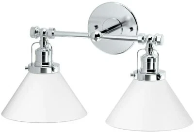Gatco 1613 Cafe Double Sconce, Chrome - Image 1 of 4