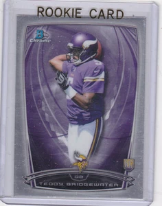 Teddy Bridgewater Rookie Card 2014 Bowman Chrome RC Minnesota Vikings Football - Bild 1 von 2