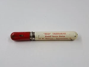 Vintage Multicolored Advertising Tube Cigarette Lighter. Kendall Service Station - Picture 1 of 7