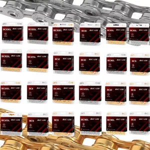 Fahrrad Kette 6/7/8/9/10/11/12 Gang L/EL/SL für KMC/SRAM/Shimano 116/126 Link DE - Bild 1 von 34