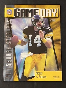 Green Bay Packers Steelers Neil O'Donnell 24 dicembre 1995 programma di gioco - Foto 1 di 3