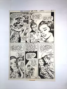 DC Comics Girls’ Romances #159 S.21 Original Art 1971 (10.5”x16”) - Bild 1 von 9