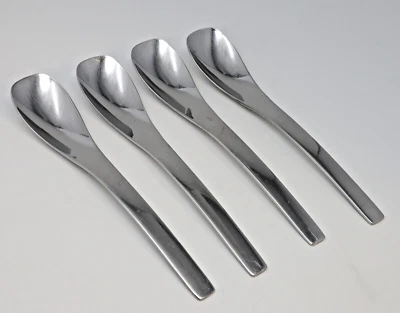 WMF CROMARGAN VELA STAINLESS STEEL 4 OVAL SOUP SPOONS - Image 1 of 4