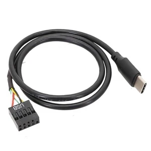 Carte mère USB 9 broches vers type C câble USB blindé pour carte graphique - Photo 1/8