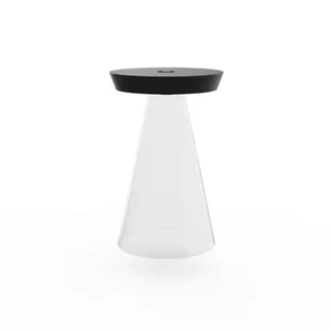 NEW Torus Glass Rechargeable LED Table Lamp | Black - Picture 1 of 6