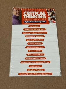 Critical Thinking Strategies Guide Flip Chart – Higher-Order Thinking Skills - Bild 1 von 2