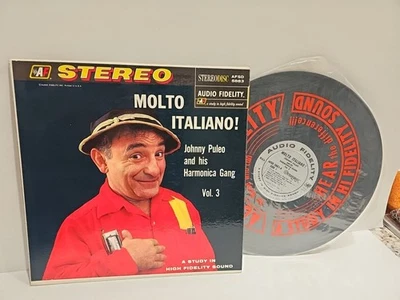 Johnny Puleo and His Harmonica Gang–Molto Italiano! Vol. 3–Audio Fidelity LP - Image 1 of 4