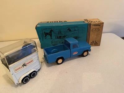 Mini Tonka 1967 no. Remolque para caballos camioneta Jeep 82 Foto 1 de 4